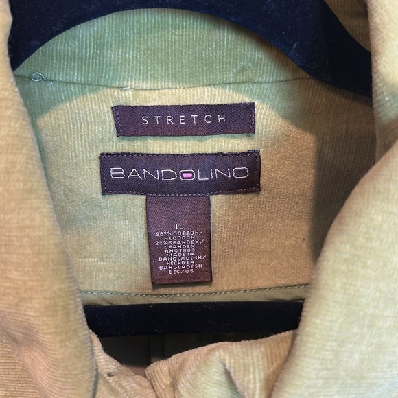 Vintage Bandolino chartreuse corduroy light jacket size L - Picture 2 of 4